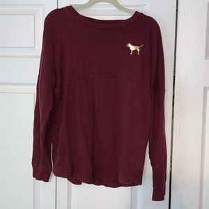 jersey style oversized crew neck